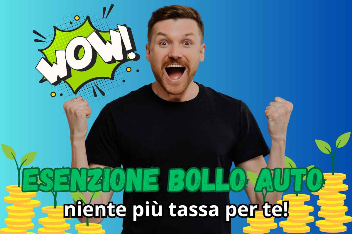 Bollo auto, esenzione totale per questi cittadini: basta fare la domanda e non paghi più nulla