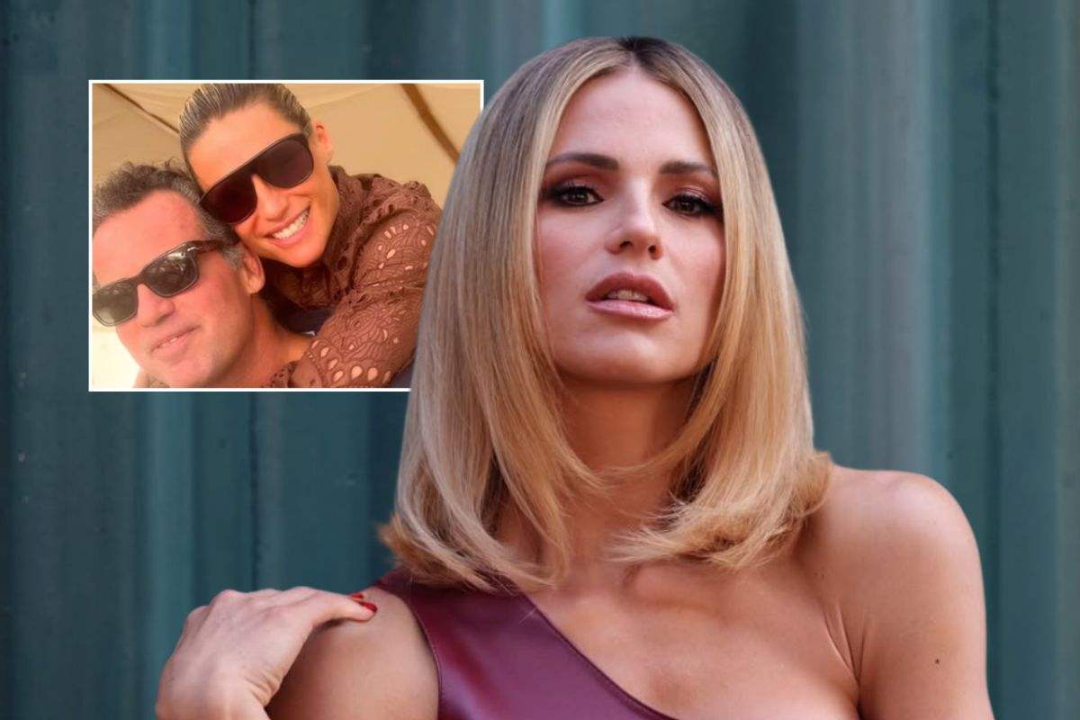 La showgirl Michelle Hunziker in posa per uno scatto