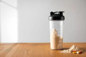 proteine in bicchiere