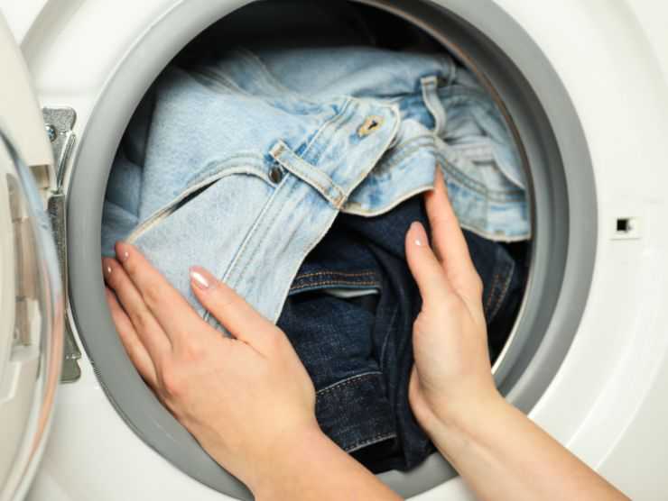 jeans lavatrice