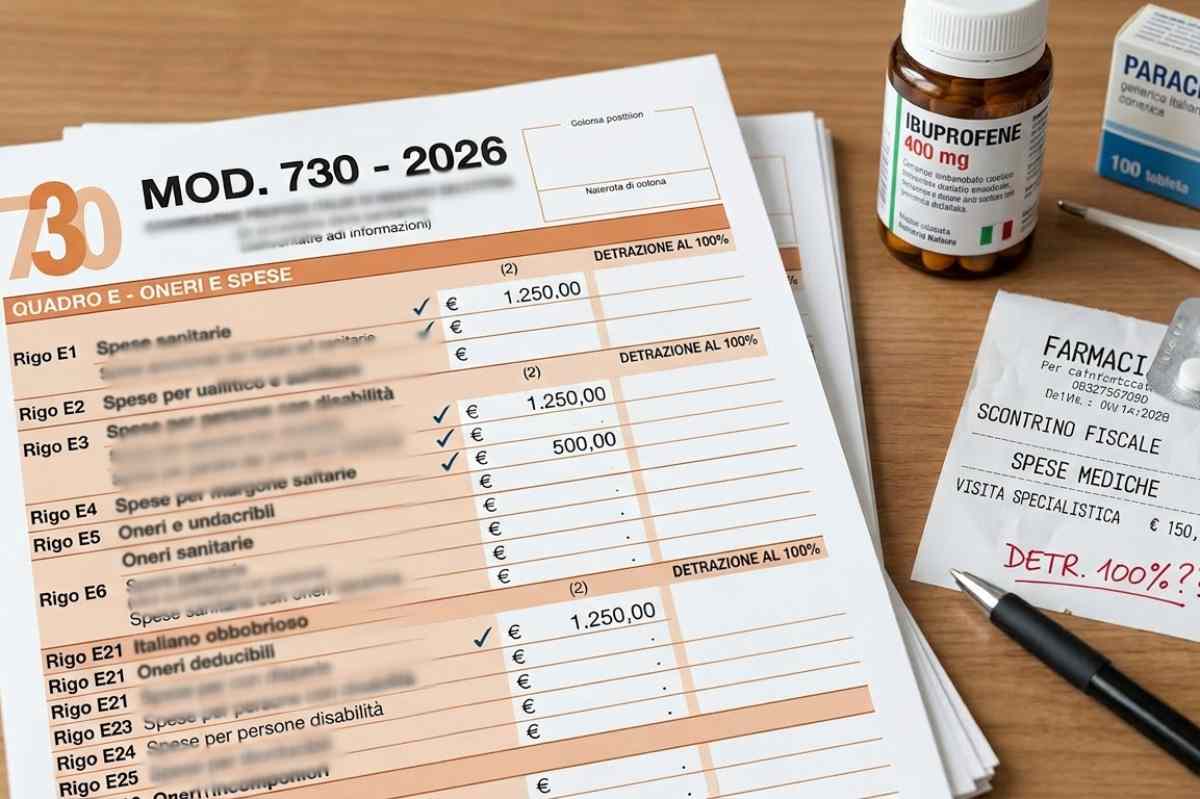 modello 730 e farmaci