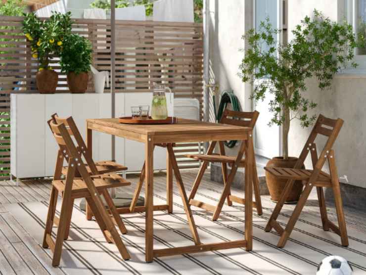set tavolo con sedie ikea