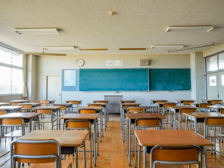 aula di scuola vuota